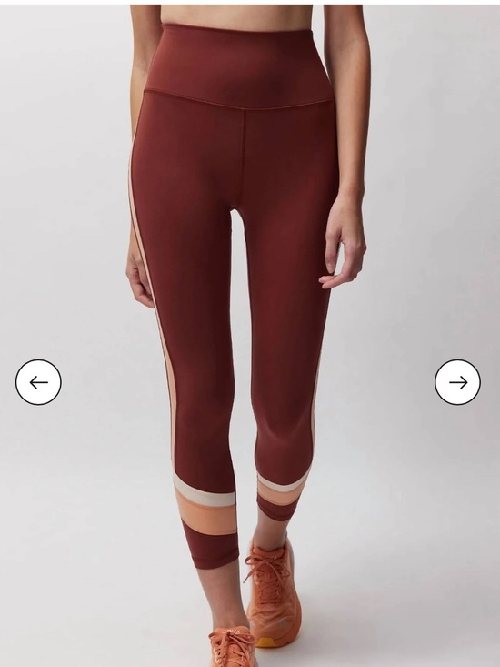 Spiritual Gangster Pants - Spiritual Gangster 7/8 Velo Dream Tech Leggings in Washed Burgundy sz M